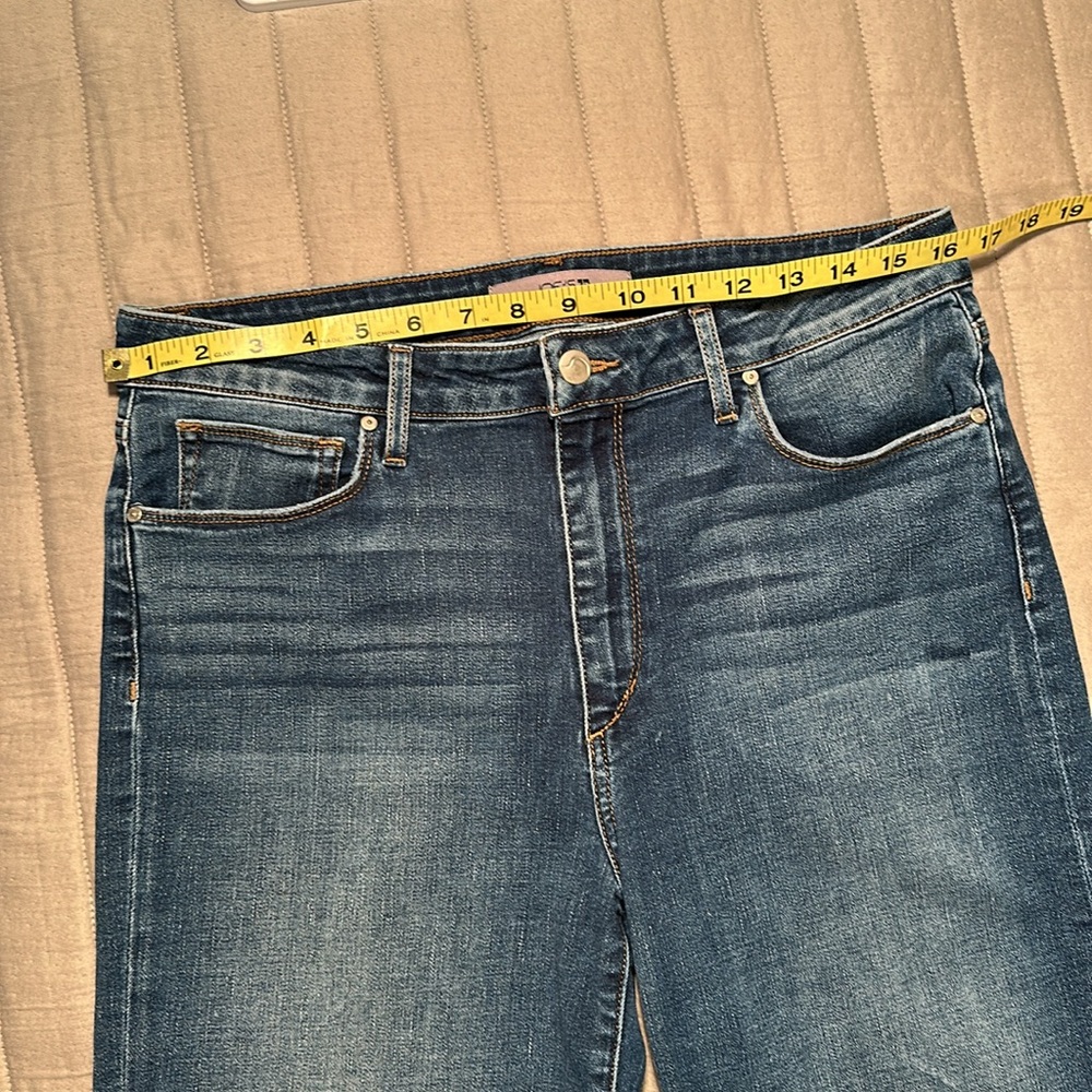Joe's Jeans Blue Ankle Cropped Denim, high rise - Picture 5 of 12